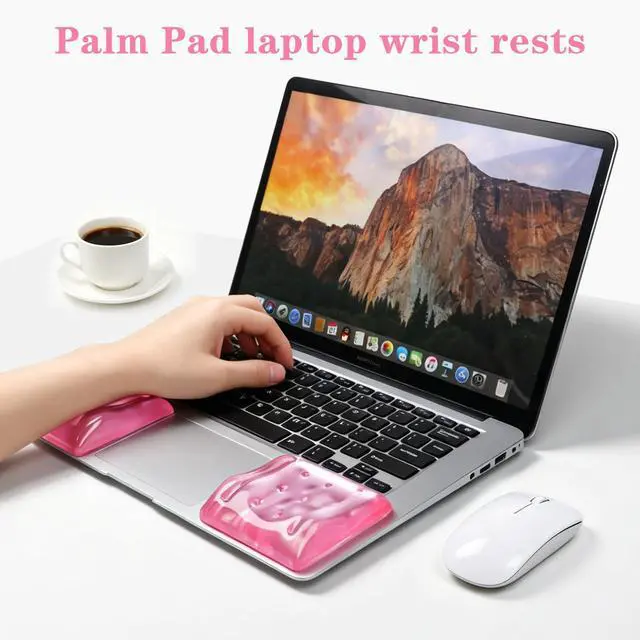 Alt view image 7 of 7 - 2Pcs Ergonomic Gel Elbow Rest Pad with Wrist Support for Desk