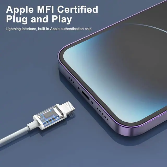 Alt view image 4 of 7 - 2Pack Wired Earbuds for iPhone with Lightning Connector, Hi-Fi Sound Headphones with Built-in Remote to Control Music, Volume and Calling Microphone Compatible with iPhone 14/13/12/11/SE/XR/X/8/7/iPad