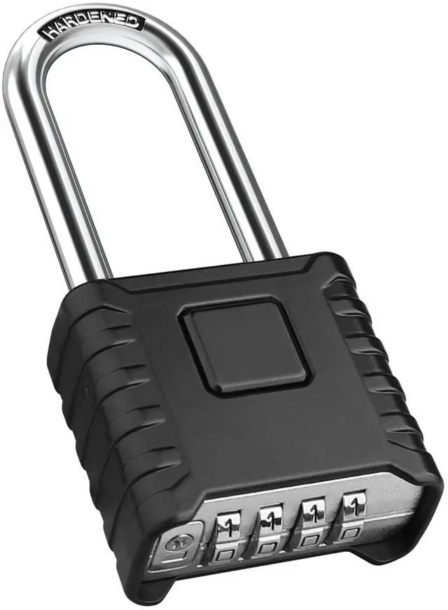 Main image of 2.3in Long Shackle Combination Padlock, Diyife Heavy Duty Outdoor Lock