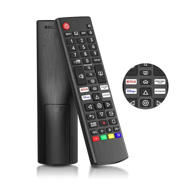Alt view image 2 of 7 - 2-Pack Replacement for LG Smart TV Remote Control Universal for All LG Smart TVs (OLED/LCD/LED/UHD/4K/3D/ThinQ)