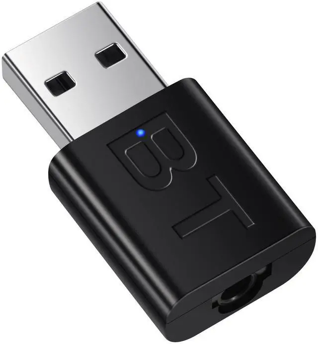 Main image of 2-in-1 Bluetooth 5.0 USB & 3.5mm AUX Audio Adapter - Wireless Bluetooth Transmitter & Receiver for Car, Home Stereo, PC, Speake