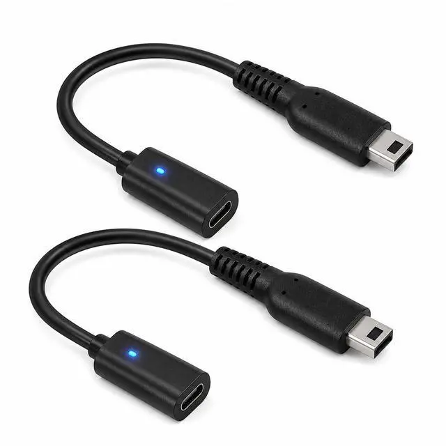 Main image of 2 Pack USB C to 3DS Charging Adapter, Type-C Female to 3DS Charger Converter Compatible with Nintendo 3DS XL/3DS LL/New 3DS/2DS XL/2DS/DSi/DSi XL, Portable Charging Adapter for Handheld Game Console