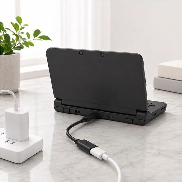 Alt view image 4 of 5 - 2 Pack USB C to 3DS Charging Adapter, Type-C Female to 3DS Charger Converter Compatible with Nintendo 3DS XL/3DS LL/New 3DS/2DS XL/2DS/DSi/DSi XL, Portable Charging Adapter for Handheld Game Console