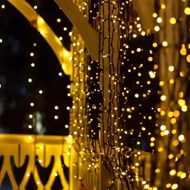 Alt view image 2 of 7 - 2 Pack Solar String Lights Outdoor Waterproof, 72FT 200 LED Solar Lights