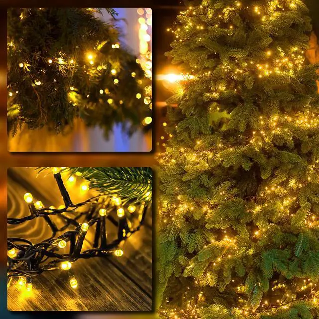 Alt view image 4 of 7 - 2 Pack Solar String Lights Outdoor Waterproof, 72FT 200 LED Solar Lights