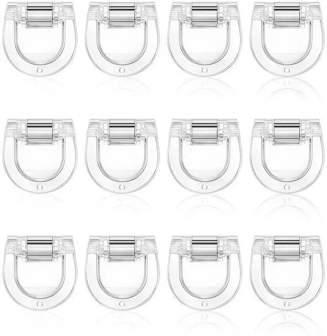 Main image of 12pcs Adjustable Pants Hem Clips Shortening Holders for Fabric Instant Hemming Jeans Leg Cuff Sleeves Quilting Clamps Shirts Trousers Dress Temporary Fix Alteration Clips No Slip Tightener