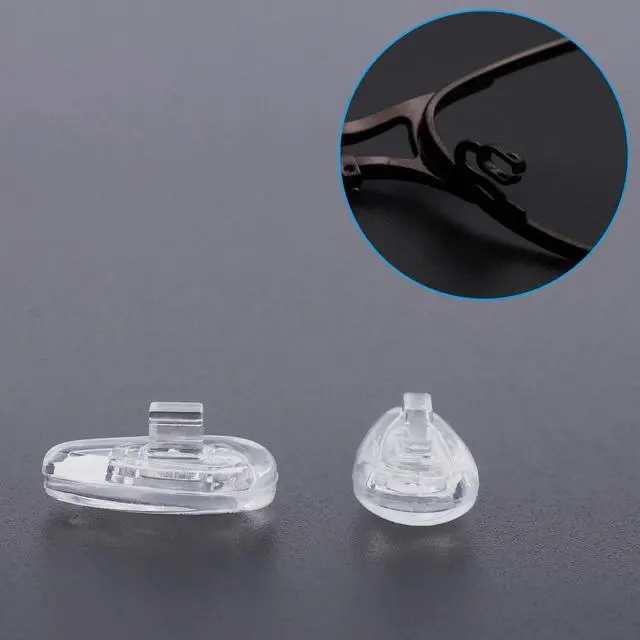 Alt view image 3 of 6 - 6 Pairs Replacement Silicone Nose Pads Compatible with Oakley Socket 5.5(5.0)/Extender/Contrail/Barrelhouse/Crosshair2.0/WireTap/Whisker;Maui Jim Kahuna Sunglass