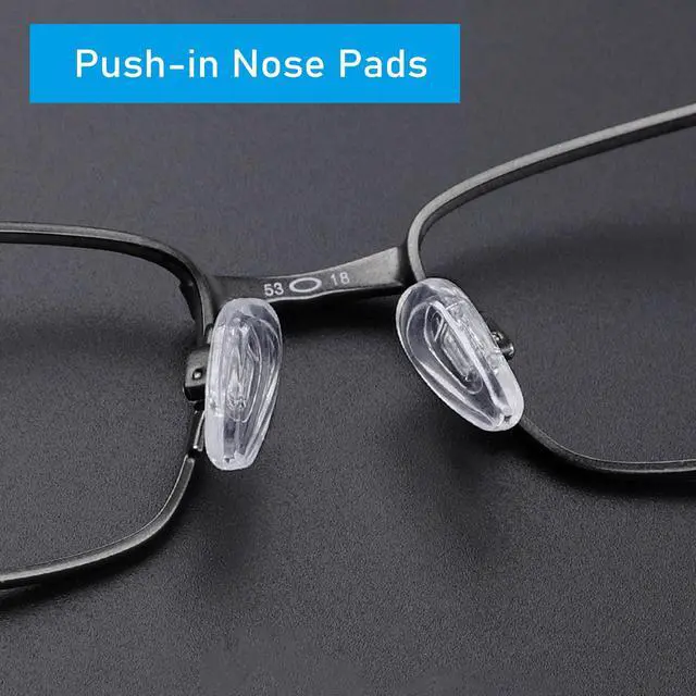 Alt view image 4 of 6 - 6 Pairs Replacement Silicone Nose Pads Compatible with Oakley Socket 5.5(5.0)/Extender/Contrail/Barrelhouse/Crosshair2.0/WireTap/Whisker;Maui Jim Kahuna Sunglass