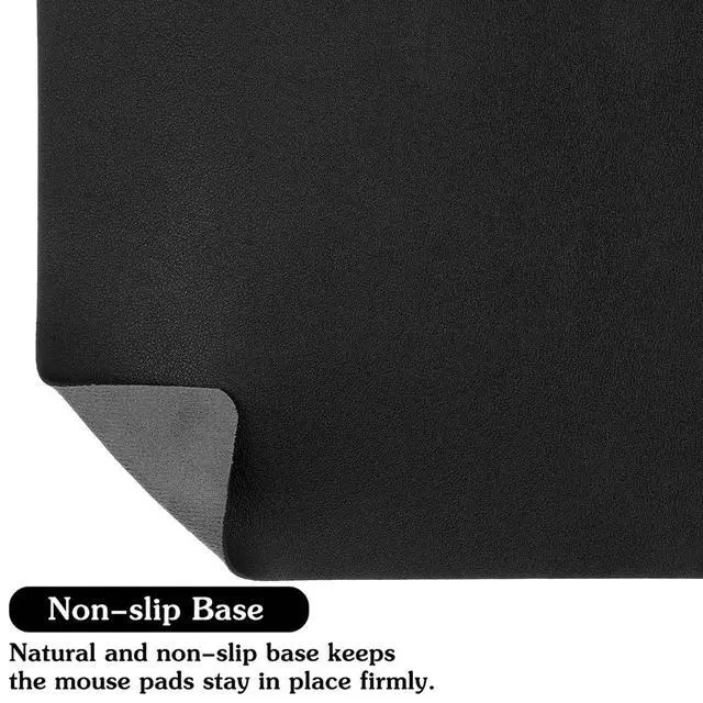 Alt view image 6 of 7 - Black Thin Mouse Pad, 10x8inch Non Slip Mousemat