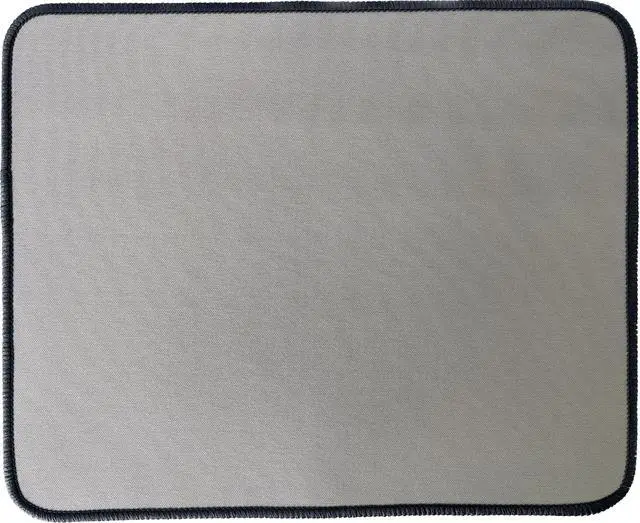 Main image of Mouse Pad with Stitched Edge, Mouse Pads Small Mat with Non Slip Rubber Base, Washable Premium-Textured Mousepad for Laptop, Home&Office, 10.2x8.3x0.12in, Ice Gray