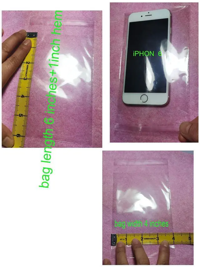Alt view image 6 of 6 - 4" x 6" Self Seal Clear Cello Cellophane Resealable Plastic Poly Bags for Photo, Jewelry, Bakery, Treats, Party Favors4x6 "100pcs)
