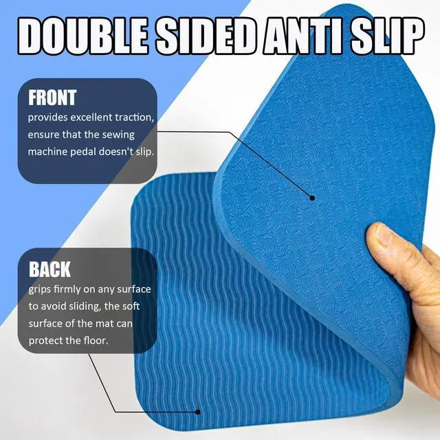 Alt view image 2 of 6 - Sewing Machine Pedal Mat, No Slip Mat for Sewing Machine Foot Pedal, Waterproof Easy to Clean, Quilting Supplies Accessories (1pcs)