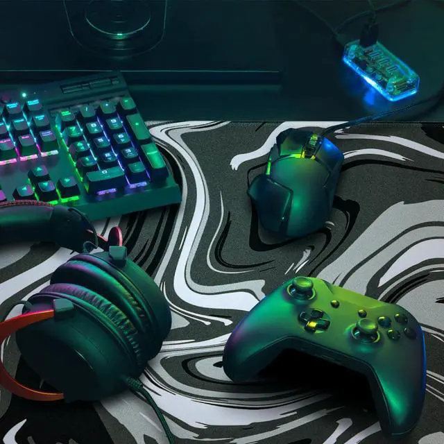 Alt view image 5 of 7 - Pad Gaming Mousepad Keyboard Pad