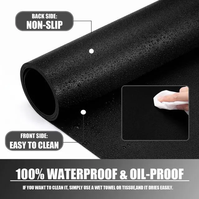 Alt view image 3 of 7 - Desk Mat,Non-Slip Leather Desk Pad for Mouse,Keyboard,Laptop,Office and Home