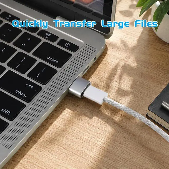 Alt view image 5 of 7 - 6 Pack USB Adapter, USB Male to C Female OTG Adapter Type C Adapters Compatible with Most Electronic Products Cell Phone Laptops Tablets Charging Data Transfer (Black, Silver, Purple)