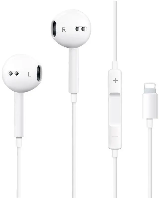 Main image of Wired Earbuds with Microphone and Volume Control, in-Ear Headphones