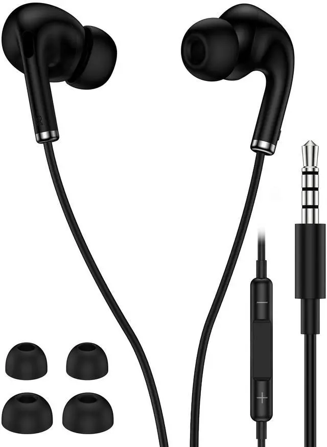 Main image of Samsung Earbuds Wired, 3.5mm Headphones with Mic, in-Ear Ear Buds for Apple | in-Ear Earphones Earpods for Galaxy S10 S9 S8 A14 A15, 3.5mm Headphones for iPhone/iPad/iPod/Android/Laptop/MP3/MP4/Switch