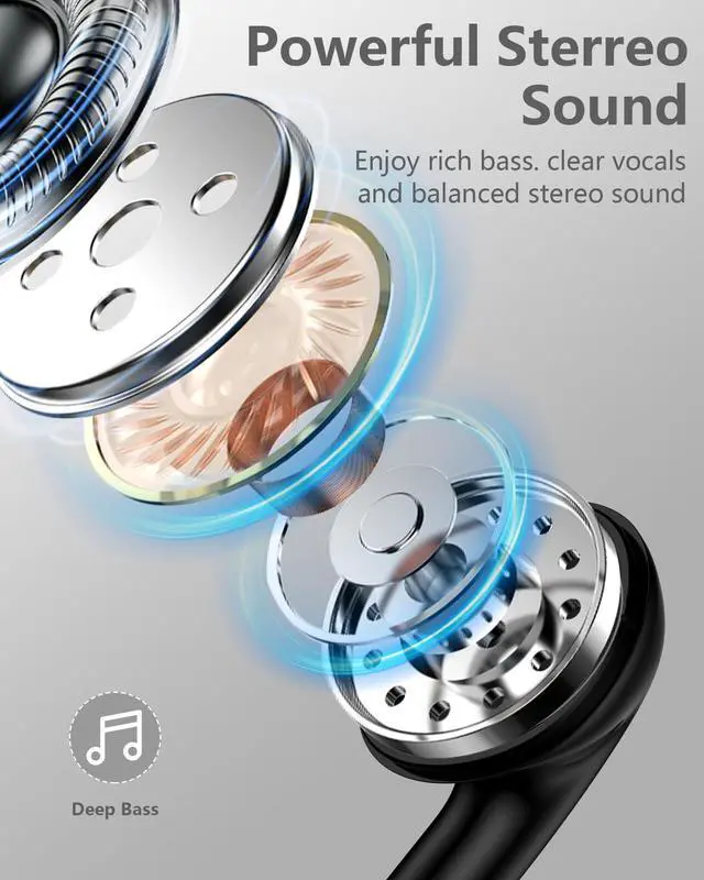 Alt view image 2 of 7 - Samsung Earbuds Wired, 3.5mm Headphones with Mic, in-Ear Ear Buds for Apple | in-Ear Earphones Earpods for Galaxy S10 S9 S8 A14 A15, 3.5mm Headphones for iPhone/iPad/iPod/Android/Laptop/MP3/MP4/Switch