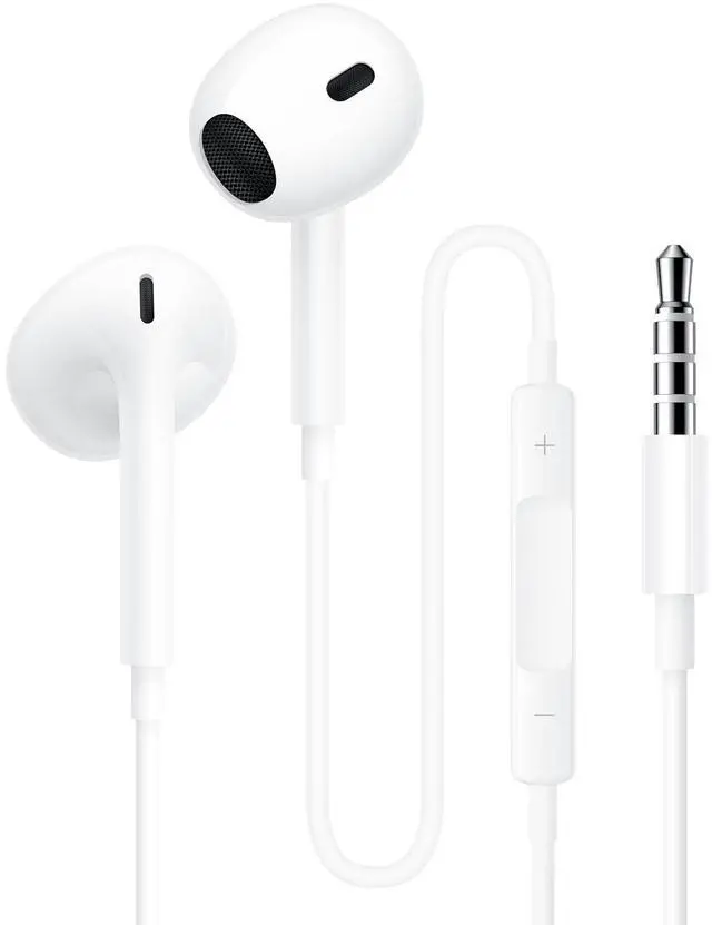 Main image of Wired Earbuds,Ultra Clear Calls & no Noise Headphones Earbuds Wired 3.5mm, in-Ear Earphones with Mic, Compatible with iPhone/iPad/Android/Laptop/PC 2 Pack