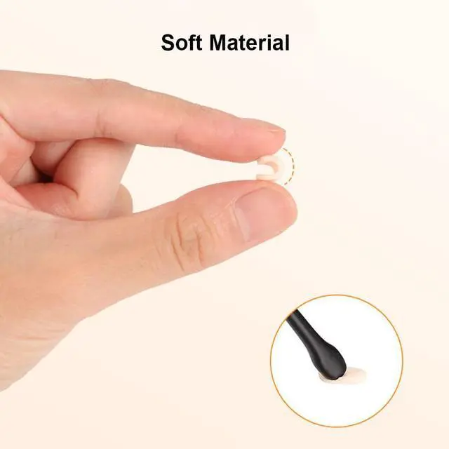 Alt view image 3 of 6 - Soft Foam Eyeglasses Nose Pads Self Adhesive Non Slip Nose Pads for Glasses Anti Slip Eyeglass Nose Pads for Plastic Frames Glasses Sunglasses 12 Pairs