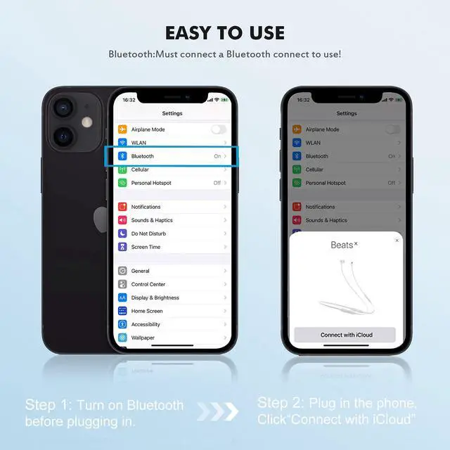 Alt view image 2 of 7 - iPhone Wired Earbuds 2 Pack with Microphone and Volume Control, in-Ear