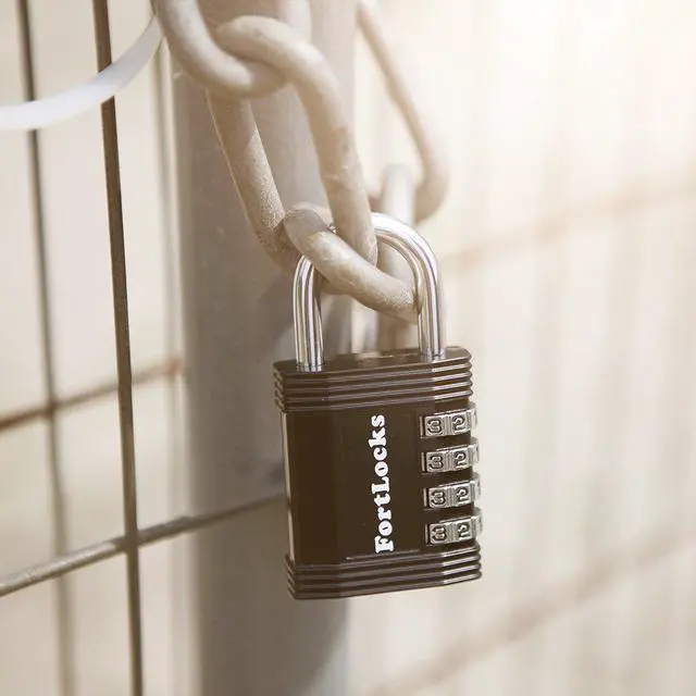 Alt view image 3 of 7 - Combination Lock, Gym Locker Lock, Padlock for Indoor & Outdoor