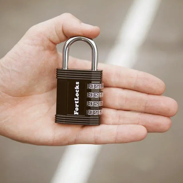 Alt view image 7 of 7 - Combination Lock, Gym Locker Lock, Padlock for Indoor & Outdoor