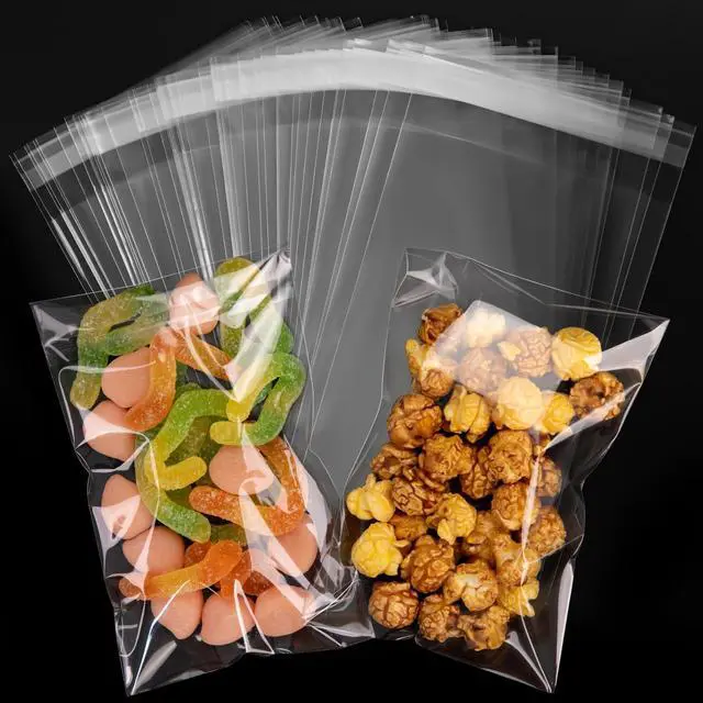 Main image of 240Pcs 4x6 Inch Clear Self Sealing Cellophane Bags, 2 Mil Thick