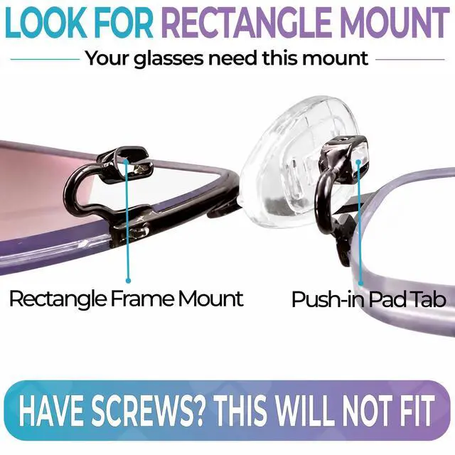 Alt view image 3 of 7 - Pads Teardrop 15mm Medium, 5 Pairs Nose Pads for Glasses
