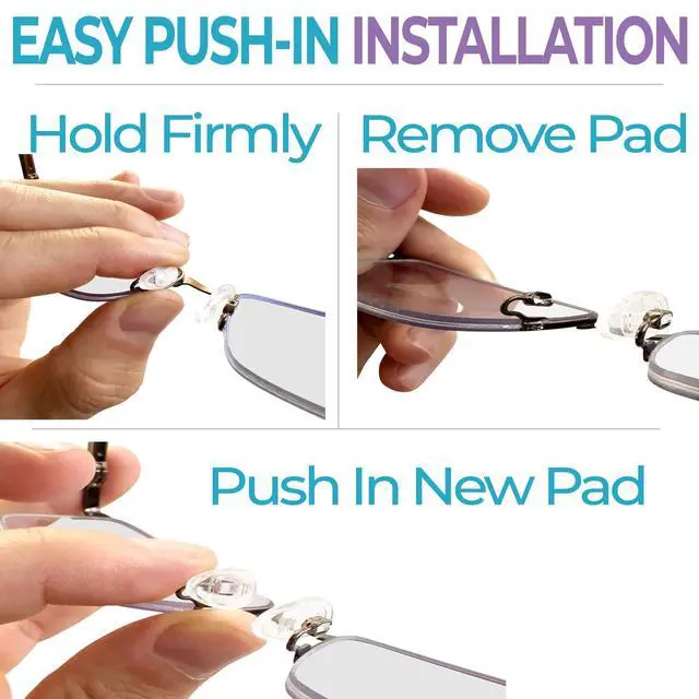 Alt view image 7 of 7 - Pads Teardrop 15mm Medium, 5 Pairs Nose Pads for Glasses