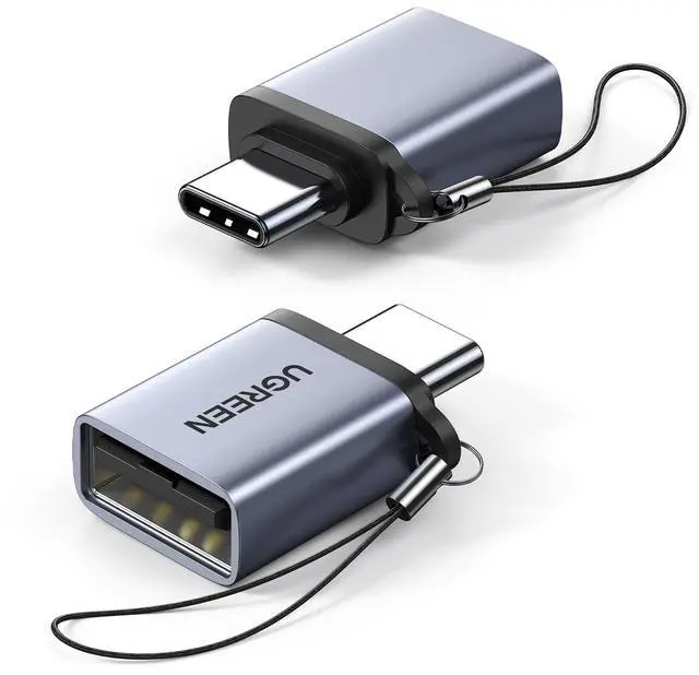 Main image of USB-C Adapter (2 Pack), USB-C Male to USB 3.0 Female Adapter for MacBook Pro, iPhone 15 Plus, iPad Pro and More Type-C or Thunderbolt 3 Devices