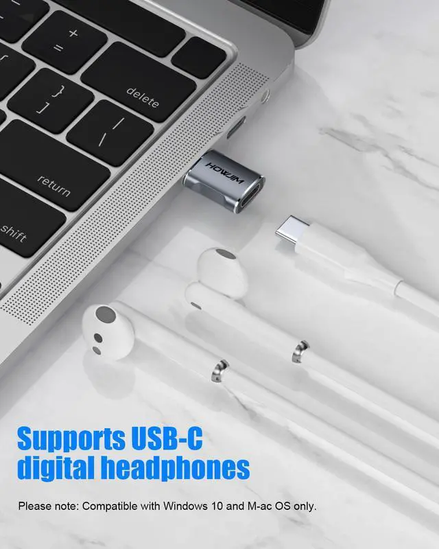 Alt view image 6 of 7 - USB to USB C Adapter 4 Pack,USB C Female to Male Adapter OTG Adapter