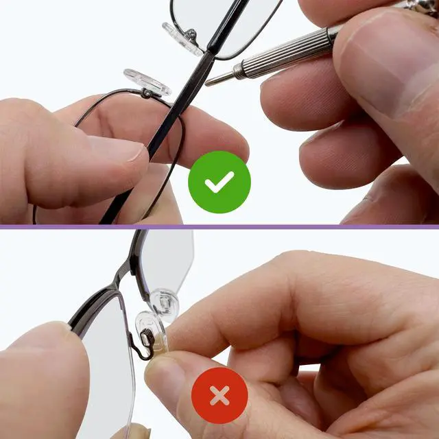 Alt view image 3 of 7 - Nose Pads Teardrop 11mm Small 5 Pairs Nose Pads for Glasses