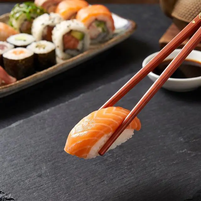 Alt view image 5 of 7 - 5 Pairs Reusable Chopsticks - 9.45 Inch Chopsticks Dishwasher Safe