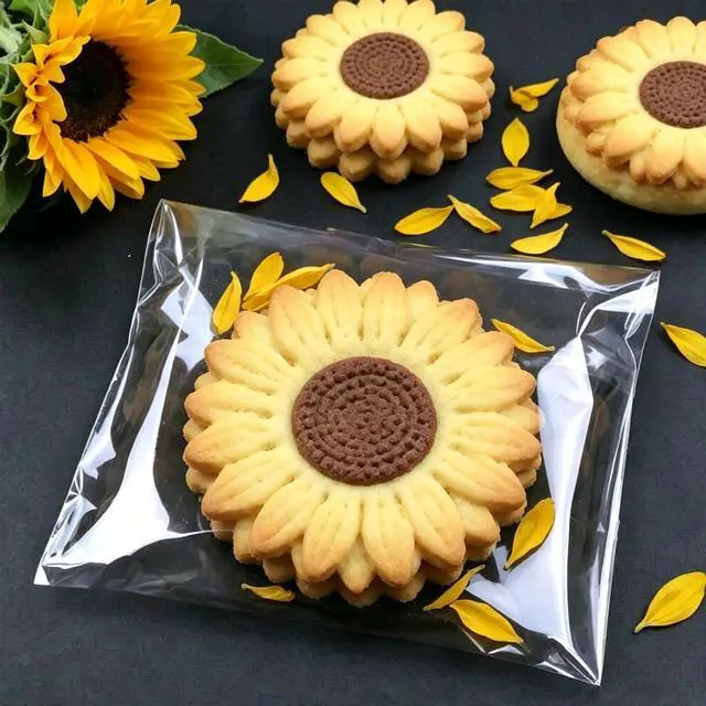 Alt view image 6 of 7 - 200 pcs Clear 6x6 inch Resealable Cello Cellophane Treat Bags Self Adhesive Cookie Candy Bags Opp Self Sealing Plastic Gift Bags Party Favor Bags 1.4 Mil for Bakery Crafts Candles