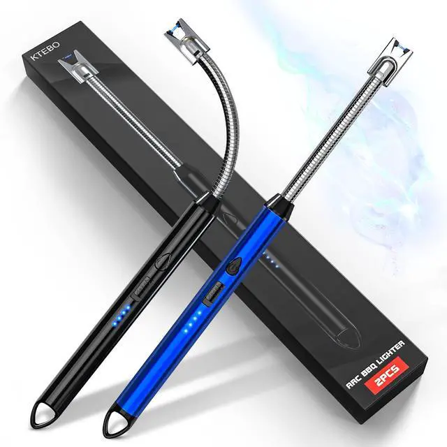 Main image of 2 Pack Electric Candle Lighter, Windproof Plasma Arc Rechargeable