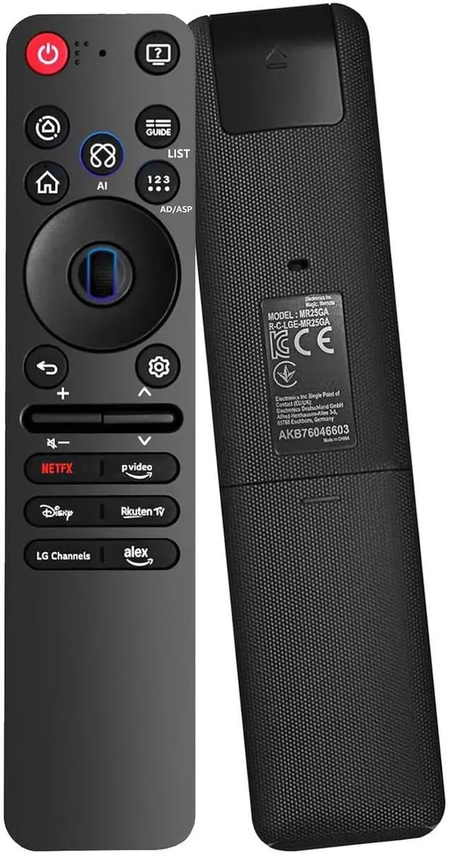 Main image of New Replacement for LG TV Remote, AN-MR25GA for 2019-2025 LG Smart TV Remote OLED, QNED, NANOCell, 4K, 8K Series (No Voice)