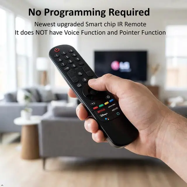 Alt view image 3 of 6 - Magic Remote Control for LG Smart TV UHD OLED QNED NanoCell MiniLED 4K 8K TVs, Universal for All LG TV Remote (NO Voice & NO Pointer)