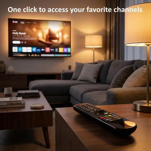 Alt view image 6 of 6 - Magic Remote Control for LG Smart TV UHD OLED QNED NanoCell MiniLED 4K 8K TVs, Universal for All LG TV Remote (NO Voice & NO Pointer)