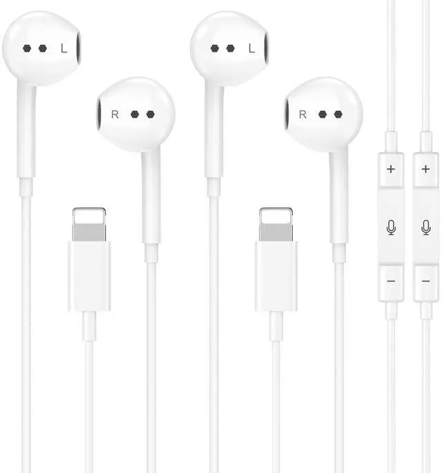Main image of 2 Packs for iPhone Headphones Wired Earbuds/Earphones