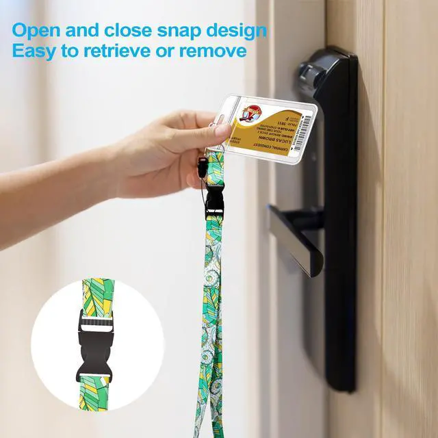 Alt view image 5 of 7 - Cruise Luggage Tag Holders & Lanyards for Carnival, 6-Piece Set