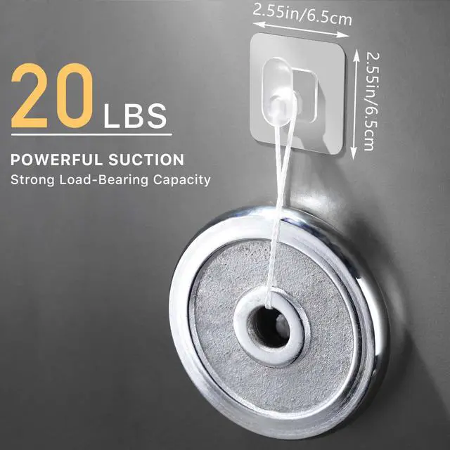 Alt view image 6 of 7 - Drill Free Wall Hooks for Towels & Robe, 10 Pack, Adhesion - Shower Hanger Hook Stick on Wall for Bathroom