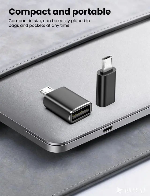 Alt view image 6 of 6 - 10 Pack USB C to Micro USB Adapter&USB to Micro USB Adapter