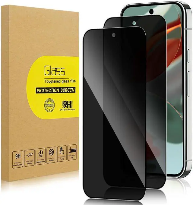 Main image of 2 Pack Privacy Screen Protector for Google Pixel 9 Pro XL 6.8 inch