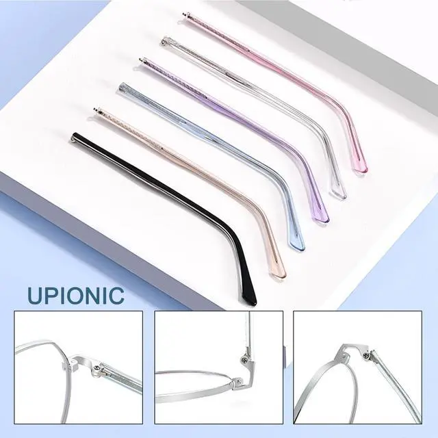 Alt view image 7 of 7 - Glasses Replacement Temple, Eyeglass Arms Legs, Glasses Repair Kit Universal Eyeglasses Replacement with Screws(black)