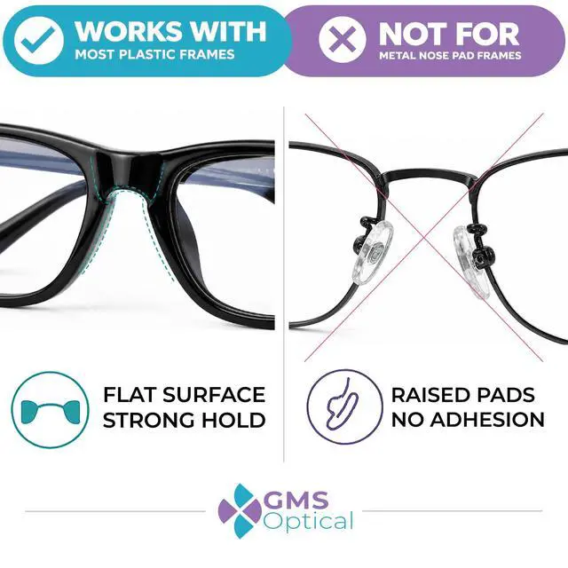 Alt view image 4 of 7 - Nose Pads 1.3mm X-Thin 18mm Standard 5 Pairs Glasses Nose Pads