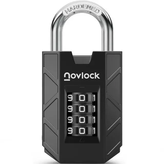 Main image of Gym Locker Lock, Indoor & Outdoor 4-Digit Combination Padlock