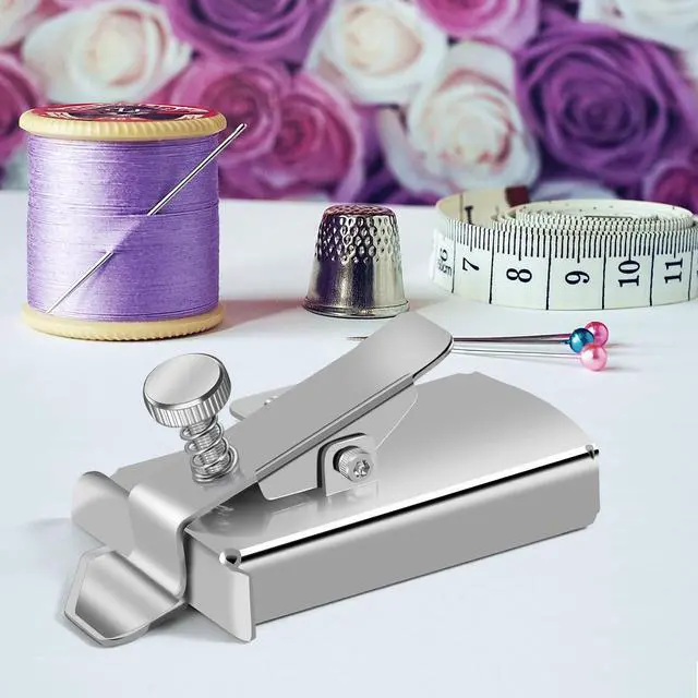 Alt view image 6 of 7 - Upgraded Magnetic Seam Guide for Sewing Machine, Magnetic Seam Guide with Clip, Universal Seam Guide, Hemmer Guide, Multifunctional Hem Guide for Sewing Machine, Sewing Supplie Accessories