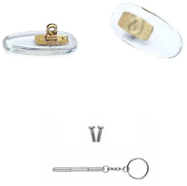 Main image of Screw-in Nose Pad Suitable for Gucci Sunglass Replacement Pads,Gold