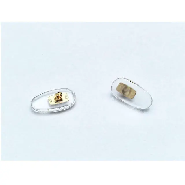 Alt view image 2 of 6 - Screw-in Nose Pad Suitable for Gucci Sunglass Replacement Pads,Gold